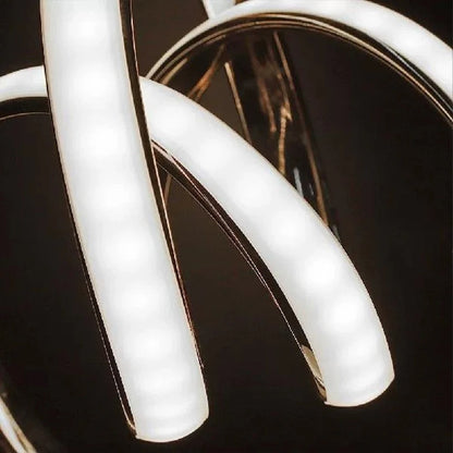 Floroux – Lampe de table LED élégante et mince avec une courbure élégante pour une décoration intérieure moderne