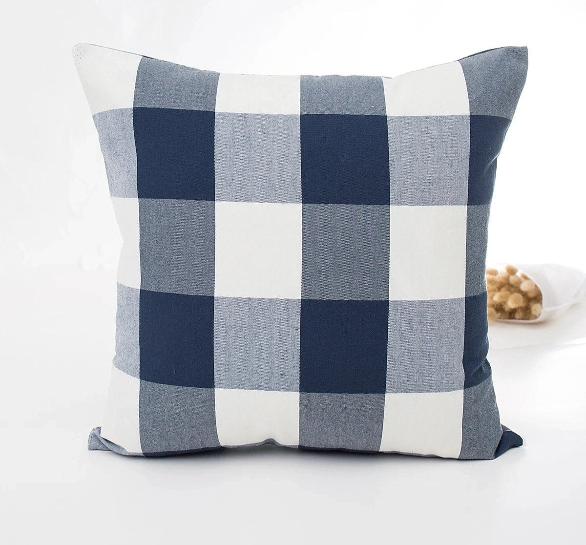 Coussin élégant MarbreLuxe - Housse de coussin à rayures modernes pour intérieurs élégants