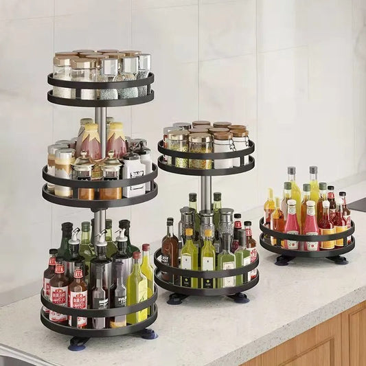 Floroux Premium Organisateur d'étagère à épices | Gain de place | Ajustable | Aide de cuisine pour l'ordre