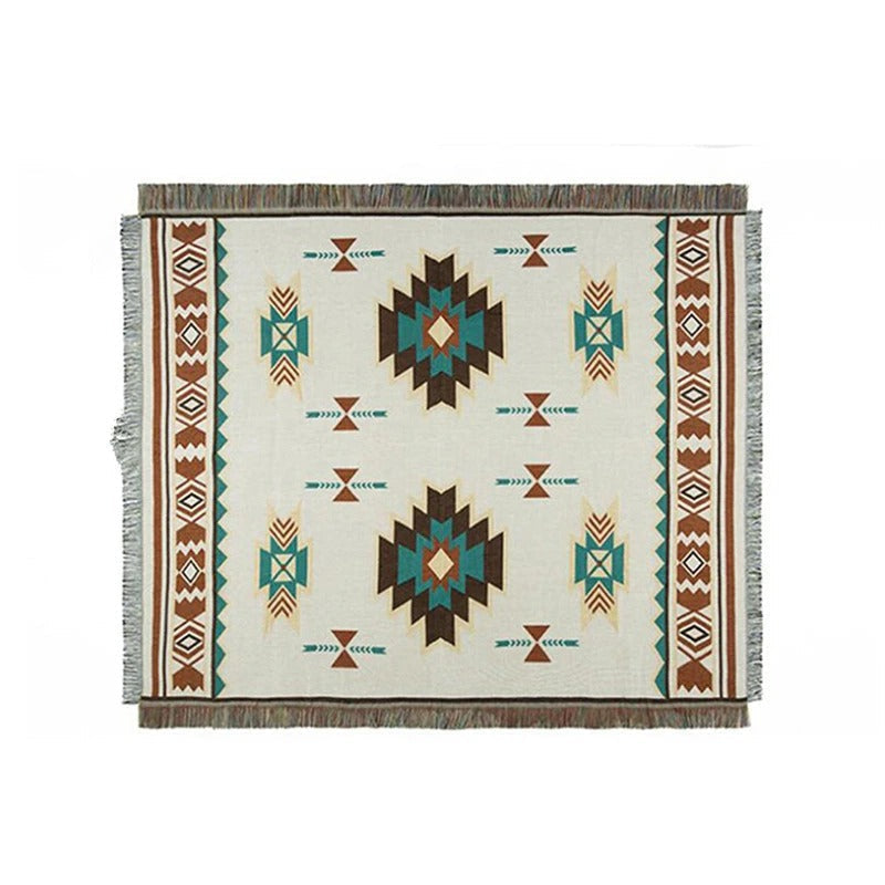Floroux Cover with tribal style | Bohemian design | For indoor and outdoor use | Soft and versatile