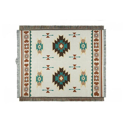 Floroux Cover with tribal style | Bohemian design | For indoor and outdoor use | Soft and versatile
