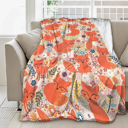 Floroux | Couverture en Fleece Doux pour Enfants et Adultes