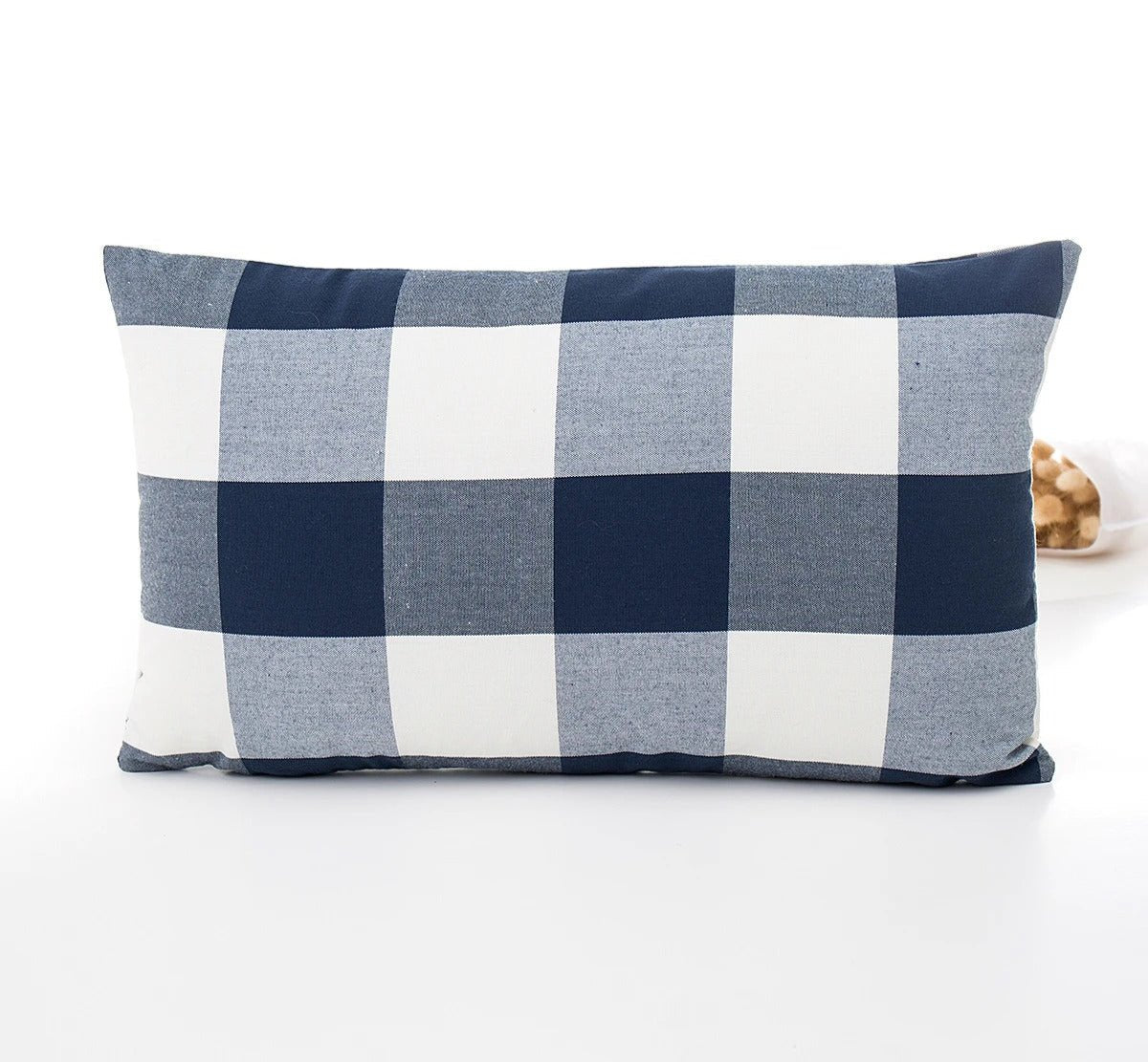 Coussin élégant MarbreLuxe - Housse de coussin à rayures modernes pour intérieurs élégants