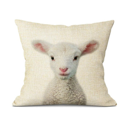 Coussin avec des animaux mignons – Accessoire ludique et élégant pour tout intérieur
