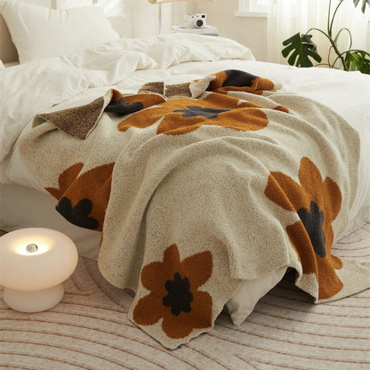 FloralSoft - Luxe Microfibre Couverture pour un Confort Ultime
