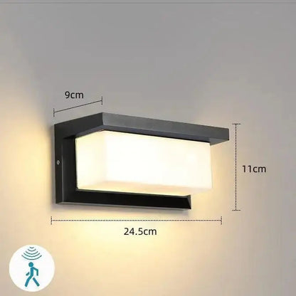 Linea Éclairage Extérieur - Éclairage LED Étanche inclu. Détecteur de Mouvement