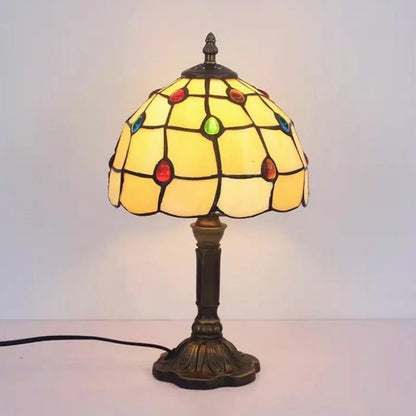 LumièreBaroque - Lampe de Table LED Tiffany Vintage Rétro