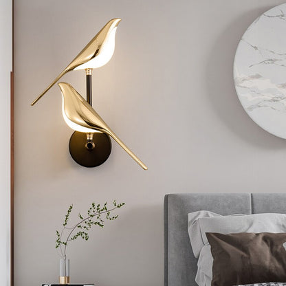 Floroux Modern LED Wall Sconce | Bird Design Wall Sconce | Unique Decorative Light for Home