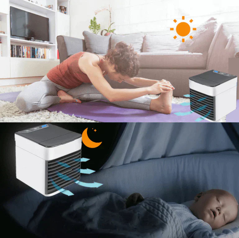 ChillWave Climatisation Portable - Refroidisseur d'Air pour Maison & Bureau