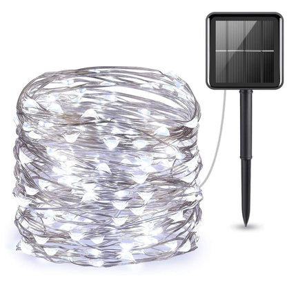 Floroux Mini guirlandes lumineuses | Lumières LED solaires | Décoration extérieure pour jardin et balcon