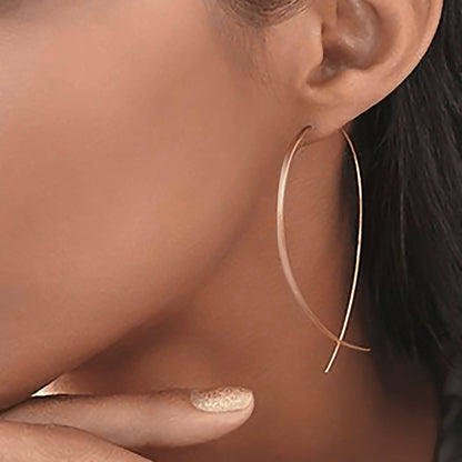 Boucles d'oreilles chic minimalistes - Lina