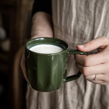 Minimale Retro Tasse avec poignées résistantes à la chaleur │ Design moderne et simple en céramique ustensiles de cuisine