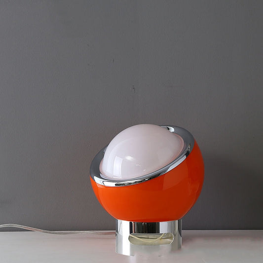 Floroux Glow – Élégante lampe de table Bauhaus française avec un éclairage opale doux