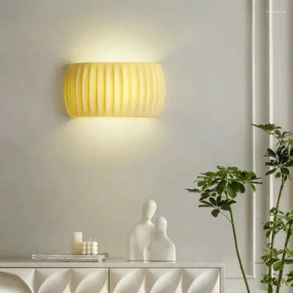 Floroux Art Deco résine cannelée applique