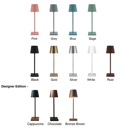 Lampe de Table LED Portable Floroux | Lumière d’Ambiance Sans Fil | Dimmable | Design Moderne | Idéal pour la Maison & le Bureau