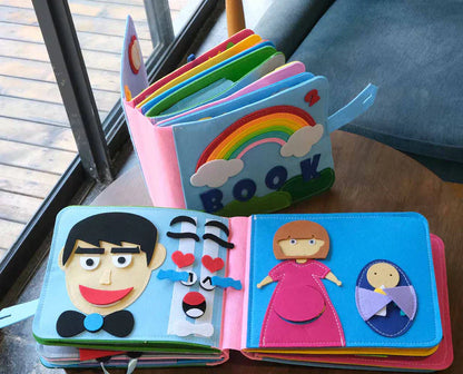 AdventureTales - Livre en feutre Montessori créatif