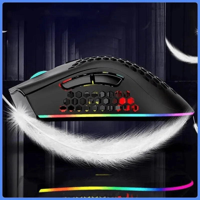 BM600 Souris de Jeu Sans Fil 2.4G - Souris Ergonomique Rechargeable 3200Dpi Pour Ordinateur Portable & PC Gamer