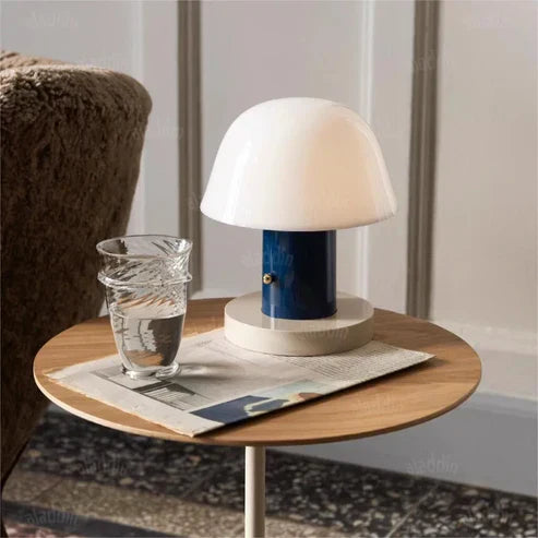 Floroux - Lampe de table style champignon pour une ambiance confortable inspirée de la nature