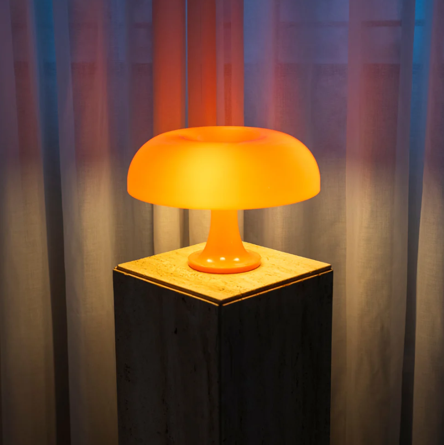 Floroux de Table Champignon - Éclairage moderne au design minimaliste et LED rechargeable
