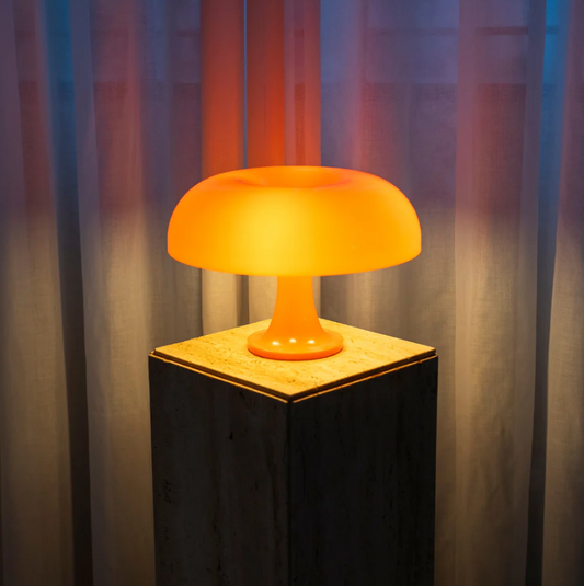 Floroux de Table Champignon - Éclairage moderne au design minimaliste et LED rechargeable