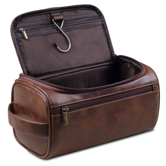 Floroux - Sac de toilette en cuir premium pour les voyageurs