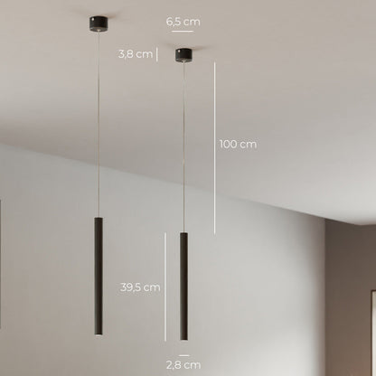 Floroux Suspension LED Minimaliste | Design Moderne | Lampe de Plafond Élégante pour Salon & Bureau