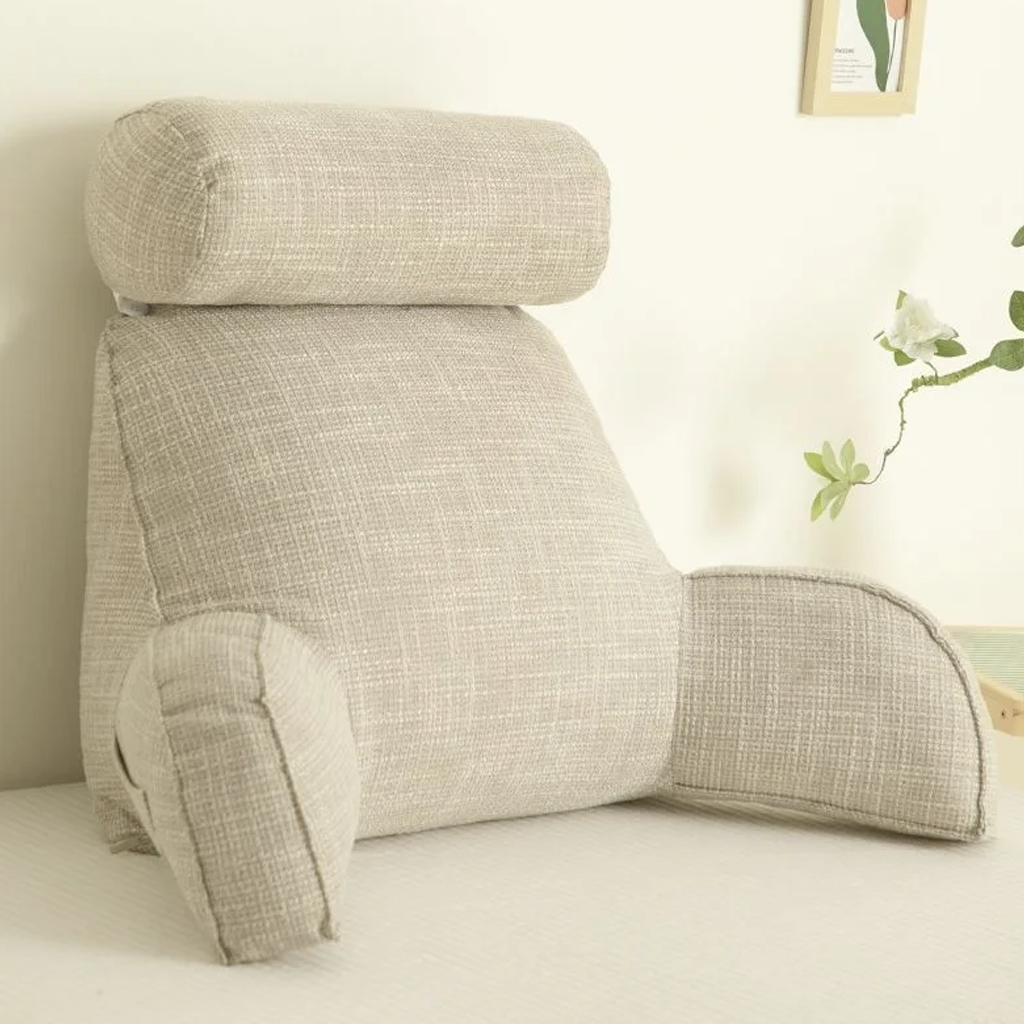 Floroux - Coussin lombaire ergonomique avec accoudoirs et appuie-tête