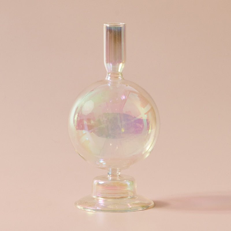 Bougeoirs nordiques scintillants