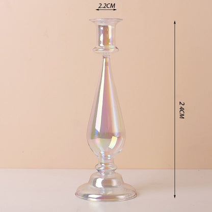 Bougeoirs nordiques scintillants