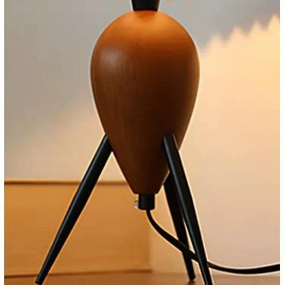 Éclairage pliable Nordic Retro │ Lampe de chevet en bois de style médiéval moderne