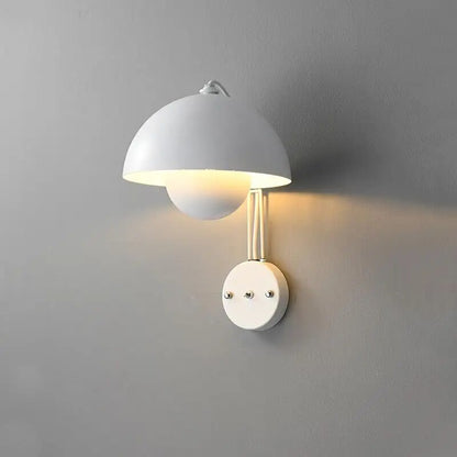 Floroux - Charmante lampe murale champignon pour un éclat confortable et élégant