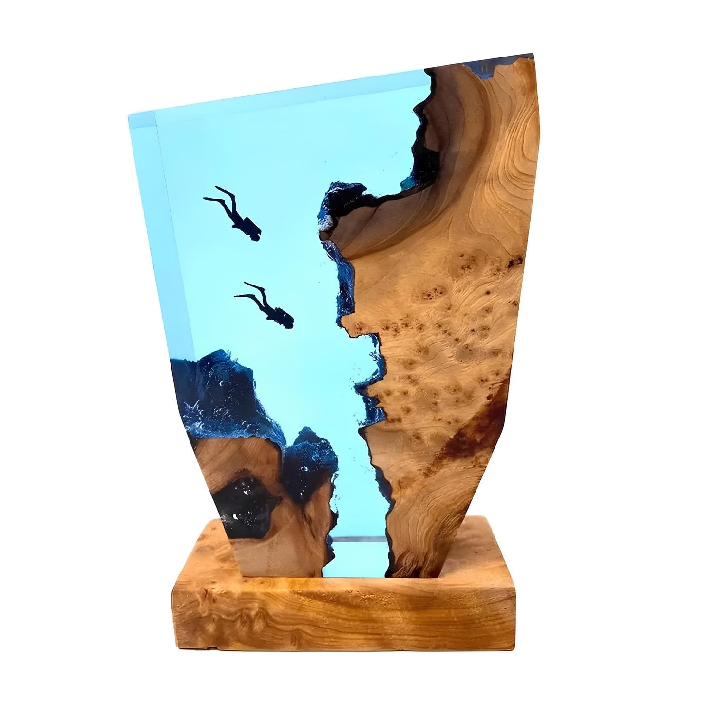 BlueAbyss – Lampe de table artistique Océan