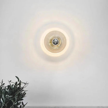 Floroux appliques murales en verre LED