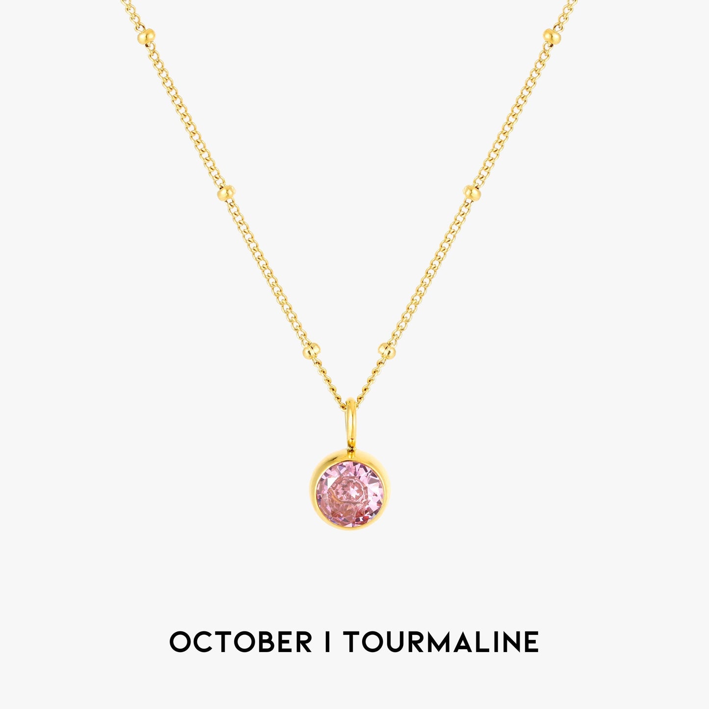 Aurora Pierre de Naissance Collier - Une Envoûtante Connexion