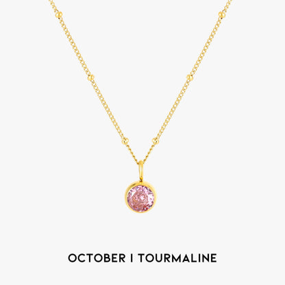 Aurora Pierre de Naissance Collier - Une Envoûtante Connexion