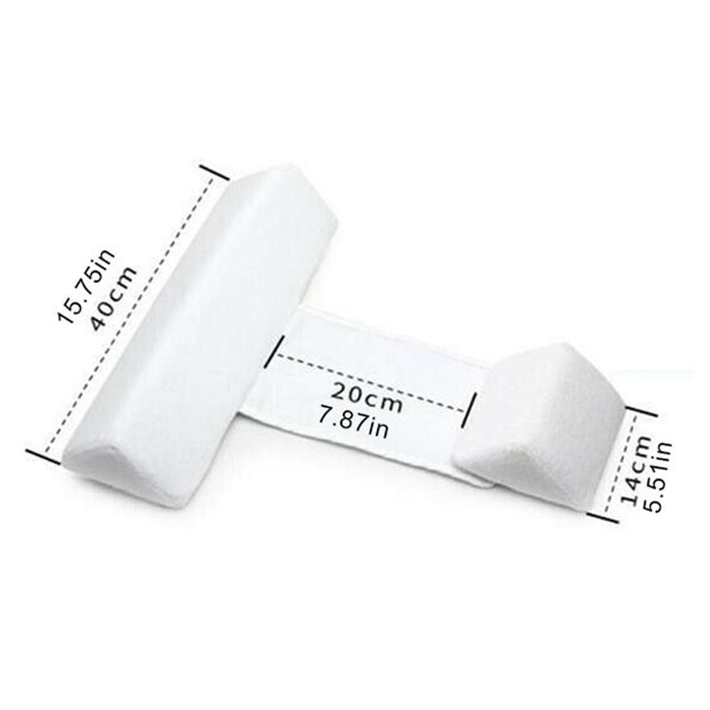 Coussin anti-roulage pour bébé réglable - Positionneur ergonomique pour dormir sur le côté pour nouveau-nés, réduit le risque de tête plate, soutien en mousse à mémoire confortable, SaferSleeper™