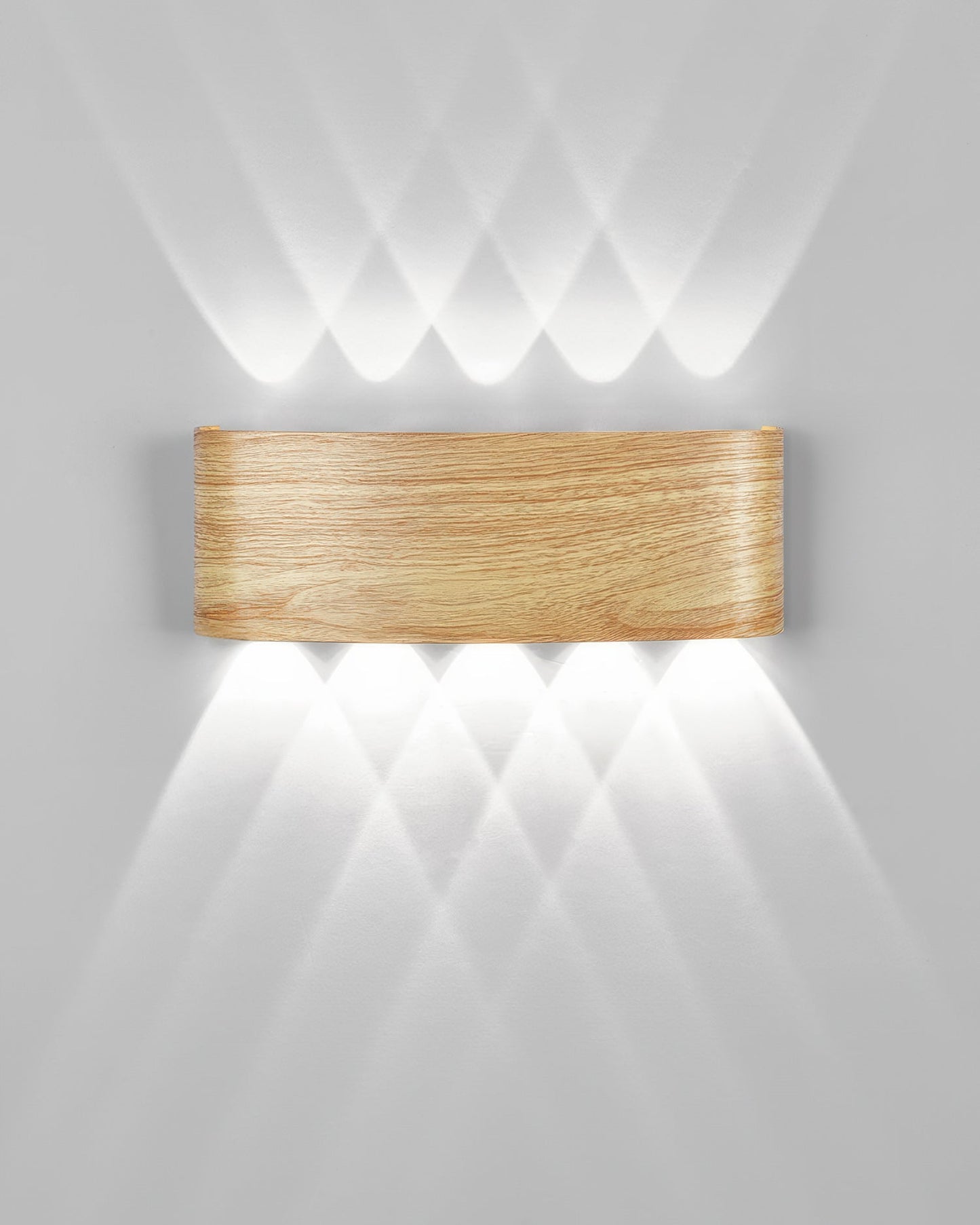 Lampe murale LED Lumina avec effet bois