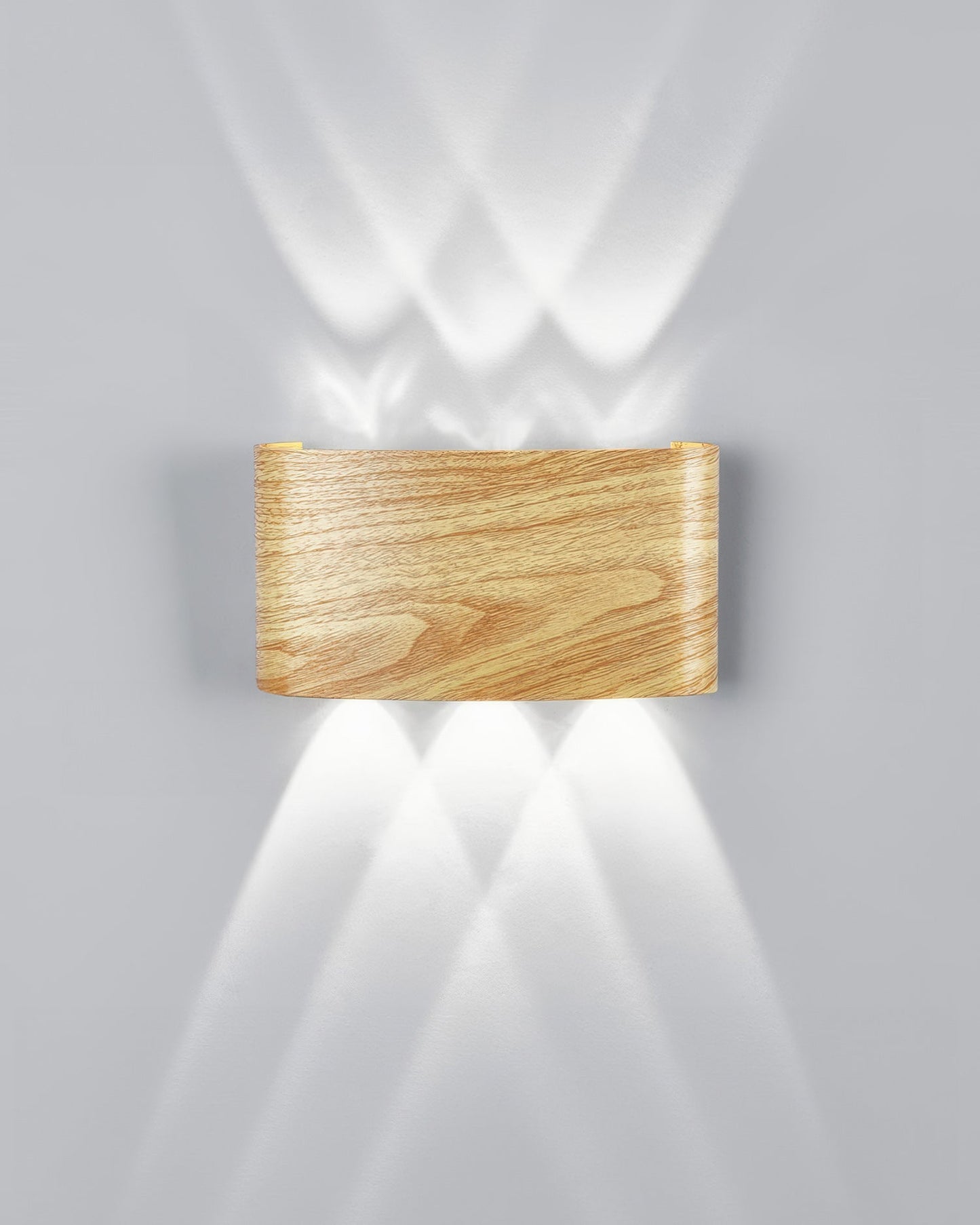 Lampe murale LED Lumina avec effet bois