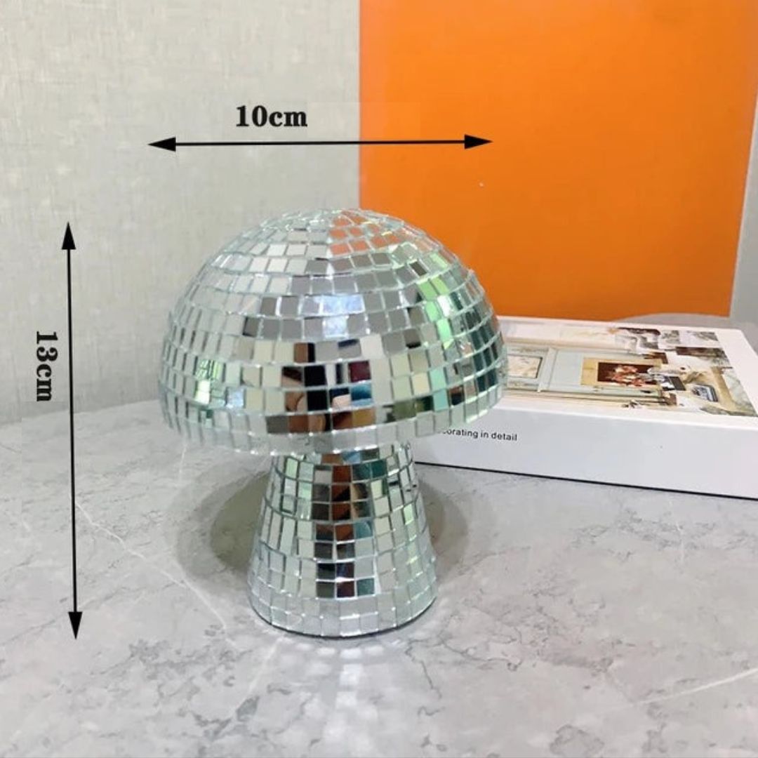 Boule à facettes champignon