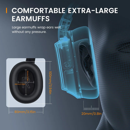 EKSA H6 Casque de jeu Bluetooth sans fil avec microphone - TWS Réduction de bruit HiFi Stéréo Casque dynamique