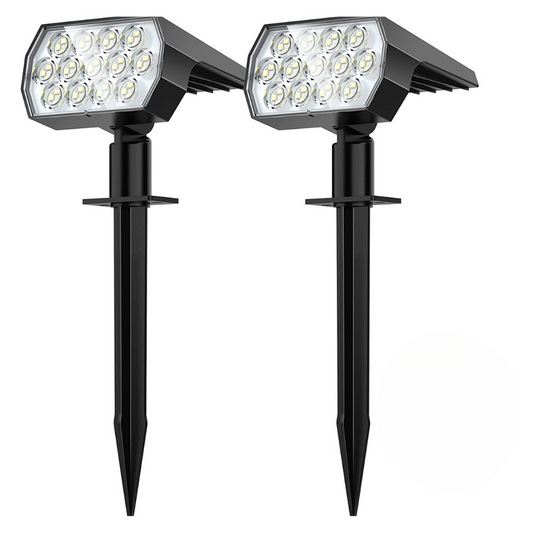 ÉclatSolaire – Lampe de jardin solaire élégante avec éclairage LED