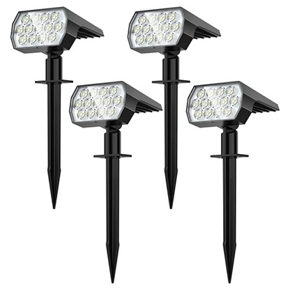 ÉclatSolaire – Lampe de jardin solaire élégante avec éclairage LED