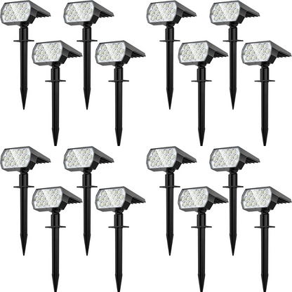 ÉclatSolaire – Lampe de jardin solaire élégante avec éclairage LED