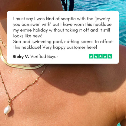 Collier Pendentif Élégant en Perles Baroques - Anisa