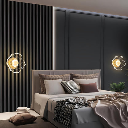 Floroux - Élégante applique LED dans un style moderne de pétale