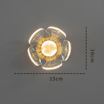 Floroux - Élégante applique LED dans un style moderne de pétale