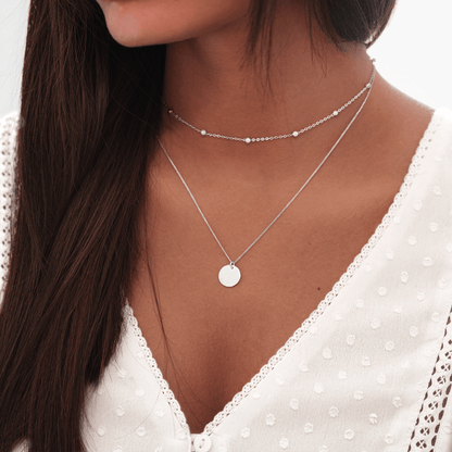 Collier Médaillon Double Élégant – Amélie