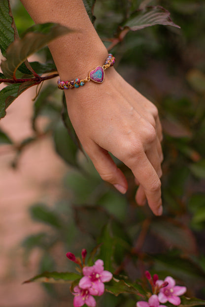 Amélie LoveStone Bracelet - Élégant Accessoire en Jaspis
