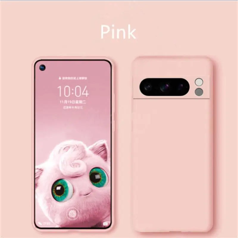 Coque de protection en silicone de luxe anti-choc pour Google Pixel 8 Pro 8A 7A 7 6A 6 Pro Couverture TPU