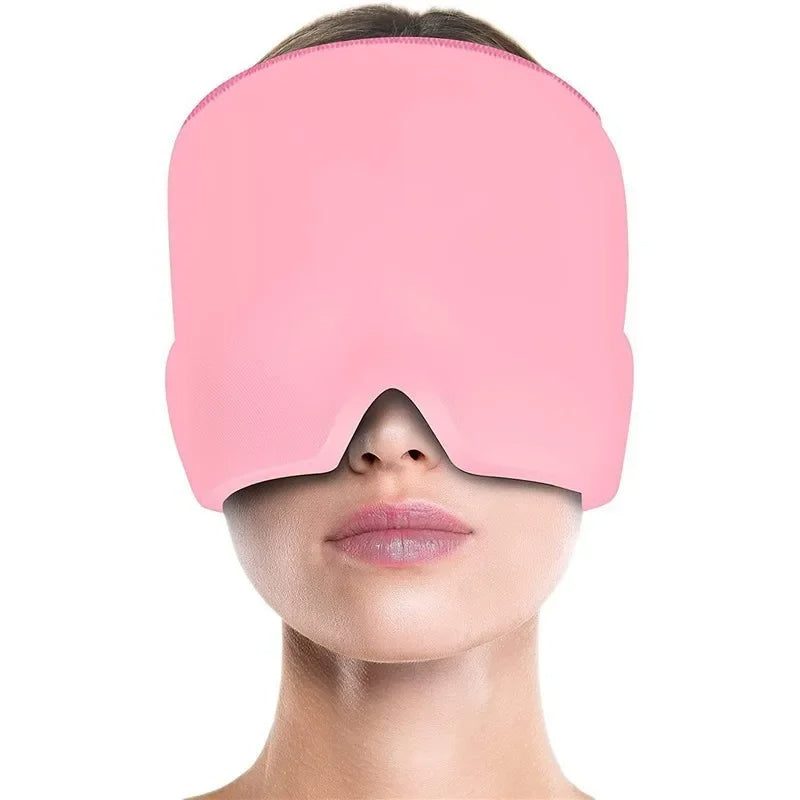 Casquette de soulagement des migraines en gel rafraîchissant - Chapeau de thérapie contre les maux de tête ajustable pour un confort ultime et un soulagement apaisant